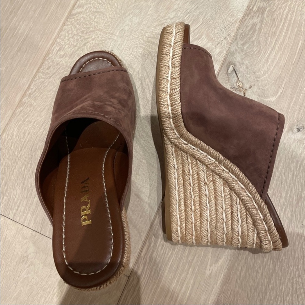 Prada Wedge Sandals - image 1